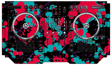 Numark NS 7 II Skin Splatfest